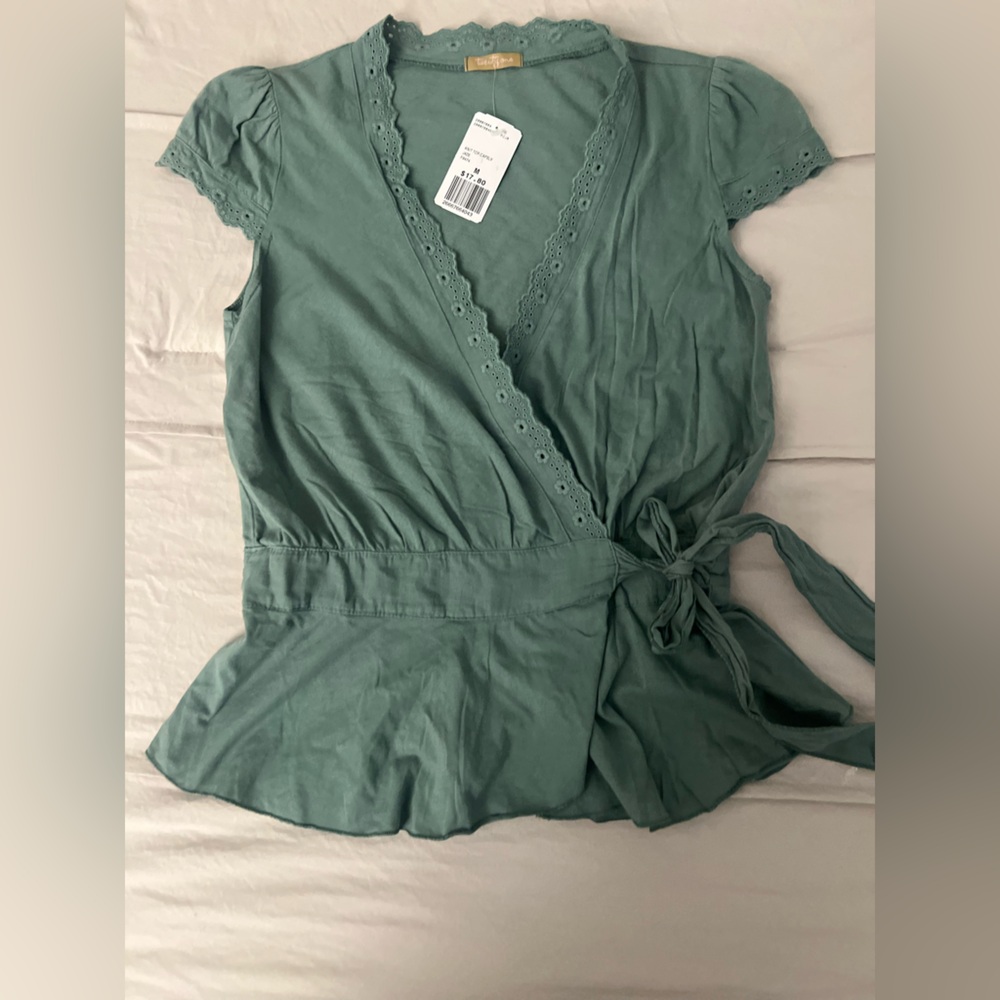 Twenty Sage Green Women's Blouse